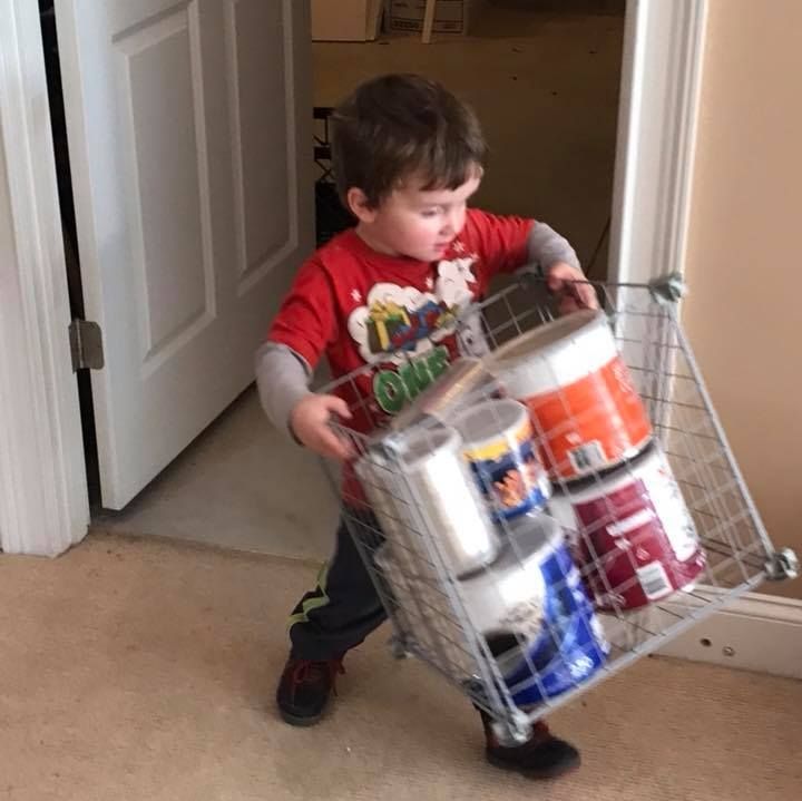 Jimmy's Junk crew member hauling items during a property cleanout