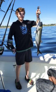 Dylan with fish